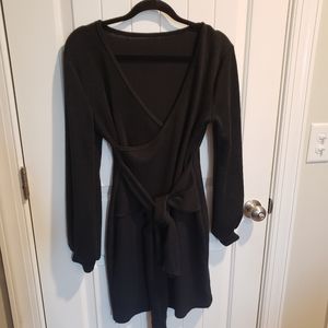 Long sleeve sweater dress